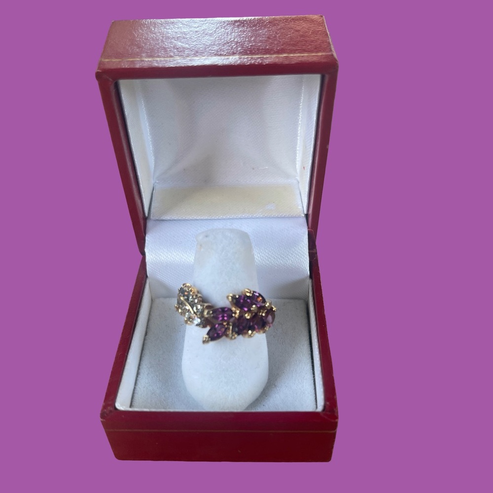 Vintage Amethyst Vermeil Ring